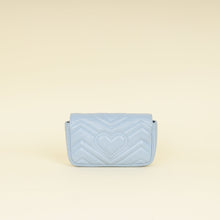 Gucci Light Blue GG Marmont Mini Chain Shoulder Bag