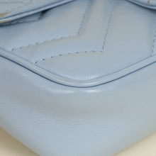 Gucci Light Blue GG Marmont Mini Chain Shoulder Bag