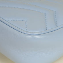 Gucci Light Blue GG Marmont Mini Chain Shoulder Bag