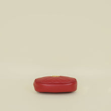 Gucci Red GG Marmont Mini Belt Bag