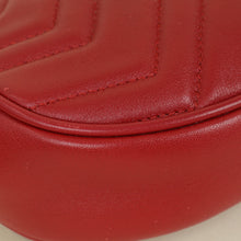 Gucci Red GG Marmont Mini Belt Bag