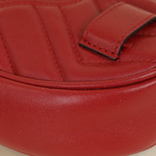 Gucci Red GG Marmont Mini Belt Bag