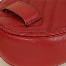 Gucci Red GG Marmont Mini Belt Bag