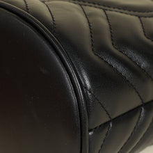 Gucci Black GG Marmont Small Bucket Bag