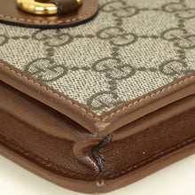 Gucci Bicolor GG Supreme Horsebit 1995 Wallet on Chain