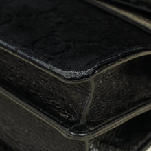 Gucci Black GG Velvet Dionysus Medium Shoulder Bag