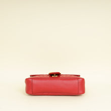 Gucci Red GG Marmont Medium Shoulder Bag
