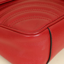 Gucci Red GG Marmont Medium Shoulder Bag