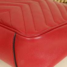 Gucci Red GG Marmont Medium Shoulder Bag
