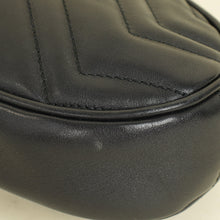 Gucci Black GG Marmont Mini Belt Bag