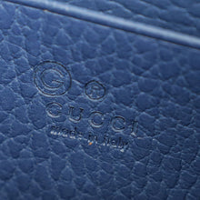 Gucci Navy Blue Interlocking G Wallet On Chain