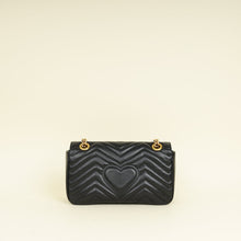 Gucci Black GG Marmont Medium Shoulder Bag