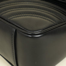 Gucci Black GG Marmont Medium Shoulder Bag