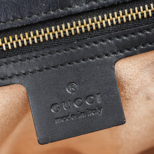 Gucci Black GG Guccissima Padlock Large Shoulder Bag