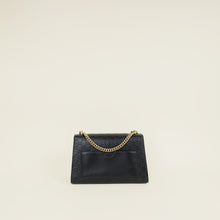 Gucci Black GG Guccissima Padlock Large Shoulder Bag