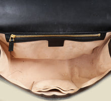 Gucci Black GG Guccissima Padlock Large Shoulder Bag