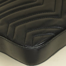 Gucci Black GG Marmont Messenger Bag