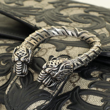 Gucci Bicolor GG Supreme Arabesque Dionysus Large Shoulder Bag