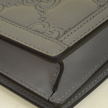 Gucci Grey GG Matelasse Chain Wallet