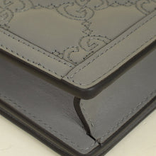 Gucci Grey GG Matelasse Chain Wallet