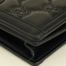 Gucci Black GG Matelasse Chain Wallet