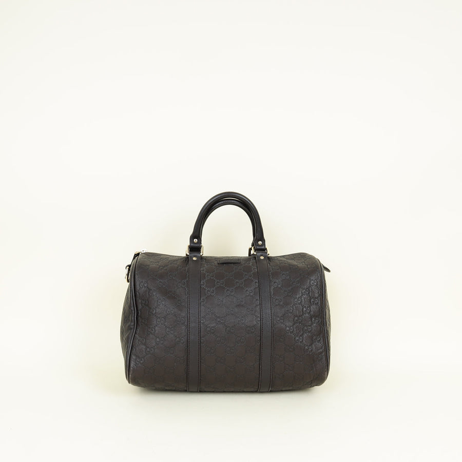 Gucci Chocolate GG Guccissima Joy Boston Medium Bag