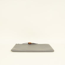 Gucci Grey Bamboo Clutch Bag