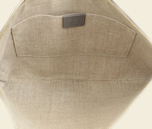 Gucci Grey Bamboo Clutch Bag