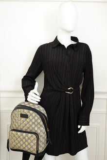 Gucci Bicolor GG Supreme Bees Small Backpack Bag