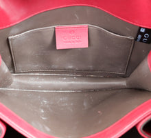 Gucci Dark Fuchsia Interlocking G Flap Chain Bag