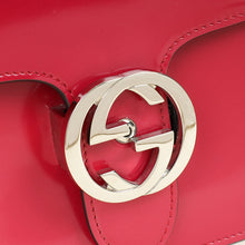 Gucci Dark Fuchsia Interlocking G Flap Chain Bag