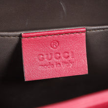 Gucci Dark Fuchsia Interlocking G Flap Chain Bag