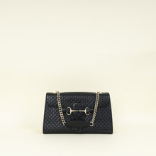 Gucci Black Microguccissima Emily Medium Shoulder Bag