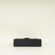 Gucci Black Microguccissima Emily Medium Shoulder Bag