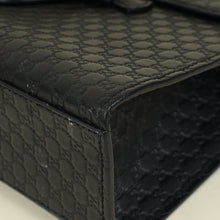 Gucci Black Microguccissima Emily Medium Shoulder Bag