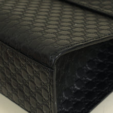 Gucci Black Microguccissima Emily Medium Shoulder Bag