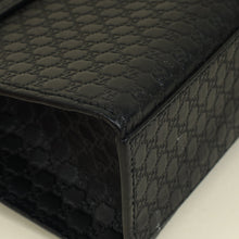 Gucci Black Microguccissima Emily Medium Shoulder Bag