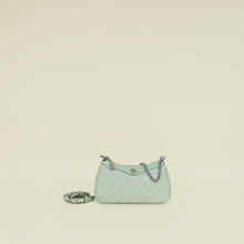 Gucci Pale Green Ophidia Denim Small Shoulder Bag