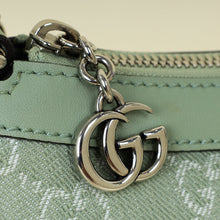 Gucci Pale Green Ophidia Denim Small Shoulder Bag
