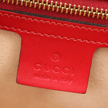 Gucci Red GG Guccissima Padlock Medium Shoulder Bag