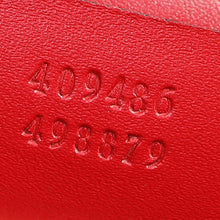 Gucci Red GG Guccissima Padlock Medium Shoulder Bag