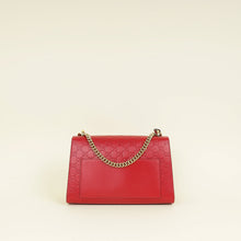 Gucci Red GG Guccissima Padlock Medium Shoulder Bag