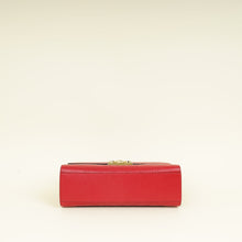 Gucci Red GG Guccissima Padlock Medium Shoulder Bag
