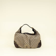 Gucci Bicolor GG Large Jockey Hobo Bag