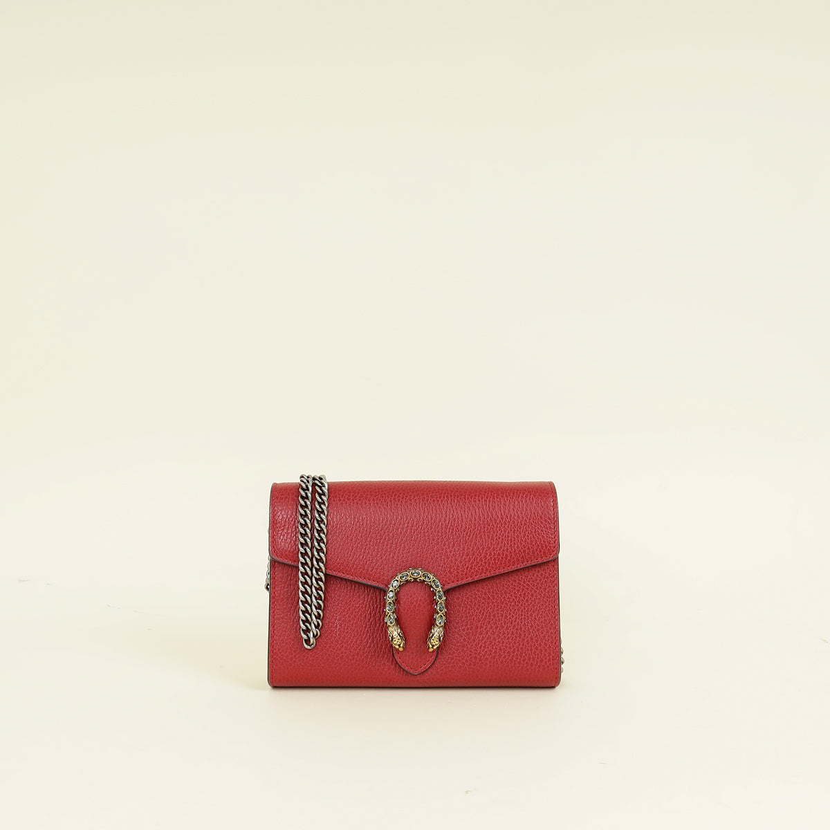 Gucci Red Dionysus Crystal Mini Chain Bag