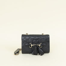 Gucci Black GG Guccissima Mini Emily Chain Bag