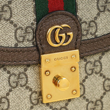 Gucci Bicolor GG Supreme Ophidia Top Handle Medium Bag