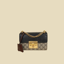 Gucci Tricolor GG Supreme Padlock Small Bag
