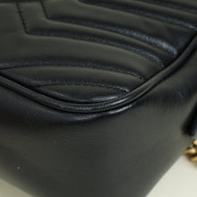 Gucci Black GG Marmont Small Camera Bag