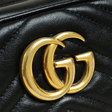 Gucci Black GG Marmont Small Camera Bag